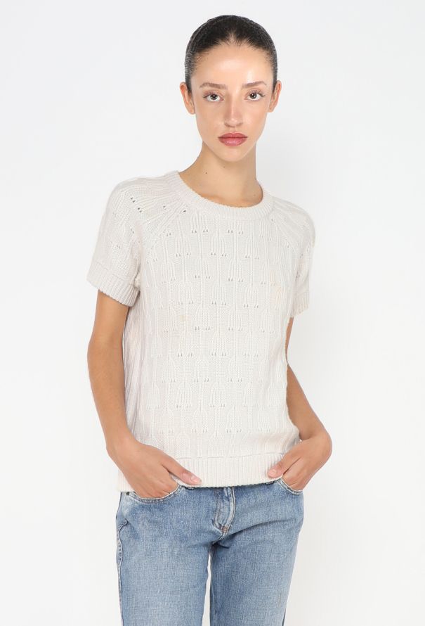 Hermès Cashmere Cableknit Top - 3 Hermès Cashmere Cableknit Top - 3