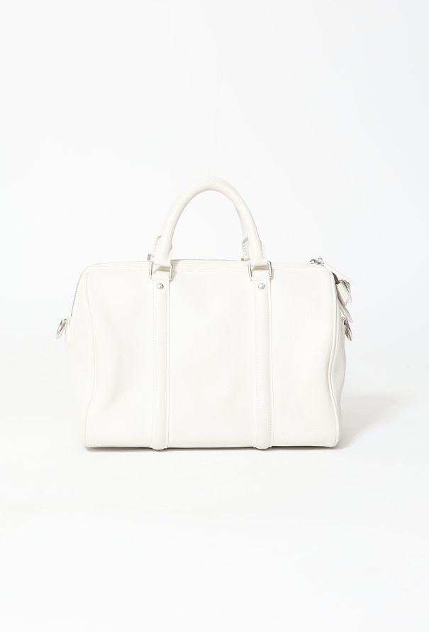 Louis Vuitton Sofia Coppola Handbag in White Grained Leather