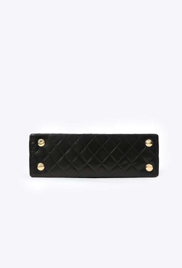 Chanel Vintage Quilted Vanity Case Tote Bag - 10