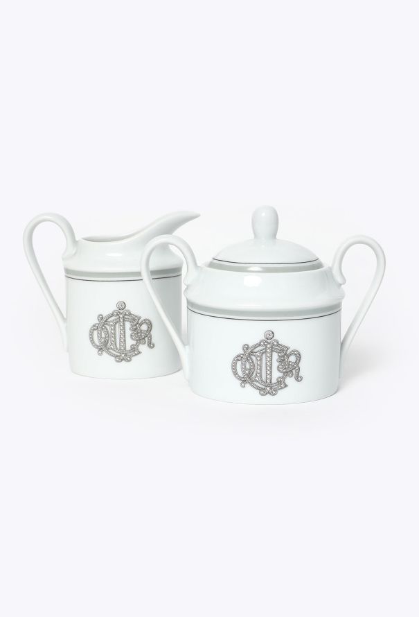 Dior Vintage Limoges Sugar Bowl & Milk Jug - 1