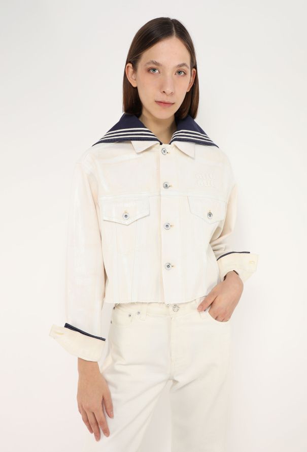 Miu Miu Upcycled x Catherine Martin 2025 Sailor Jacket - 1