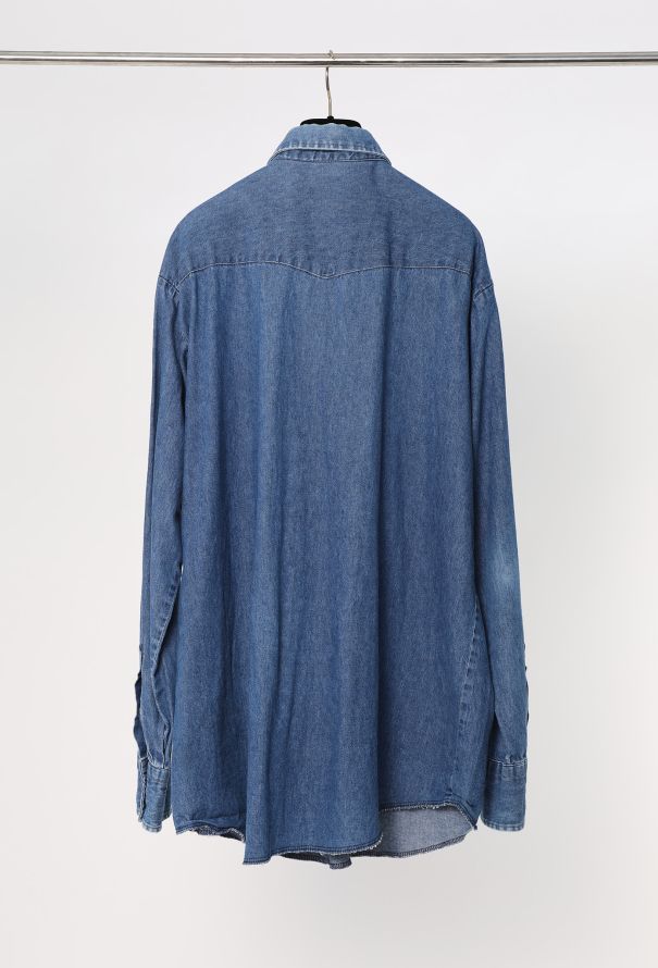 Men's Vintage '80s Sawtooth Pocket Denim Shirt - 5 Men's Vintage '80s Sawtooth Pocket Denim Shirt - 5