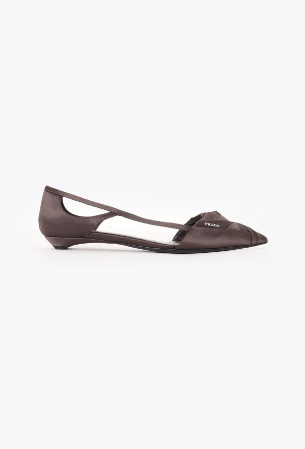 Prada F/W 2024 Sculpted Rose Kitten Heels - 1