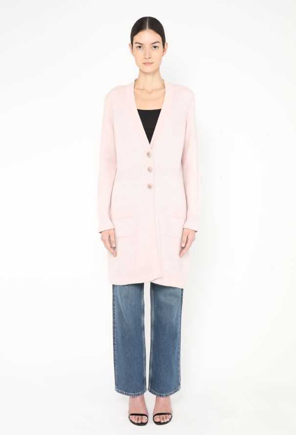 Chanel 2007 Ribbed Cashmere Cardigan - 2 Chanel 2007 Ribbed Cashmere Cardigan - 2