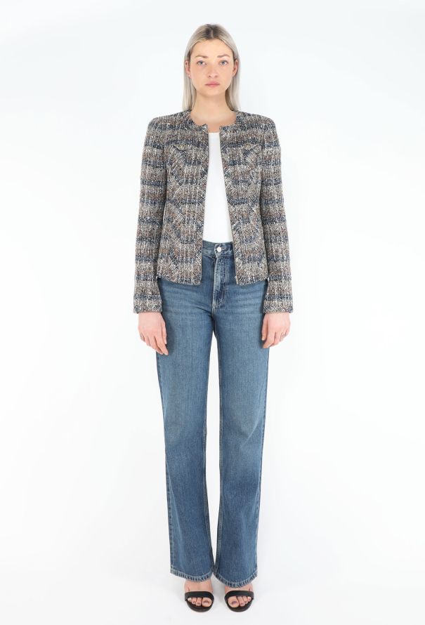 Chanel Fall 2004 Iridescent Tweed Jacket - 3