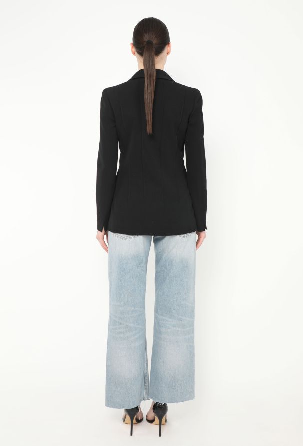 Chanel S/S 2001 Notched 'CC' Blazer - 6