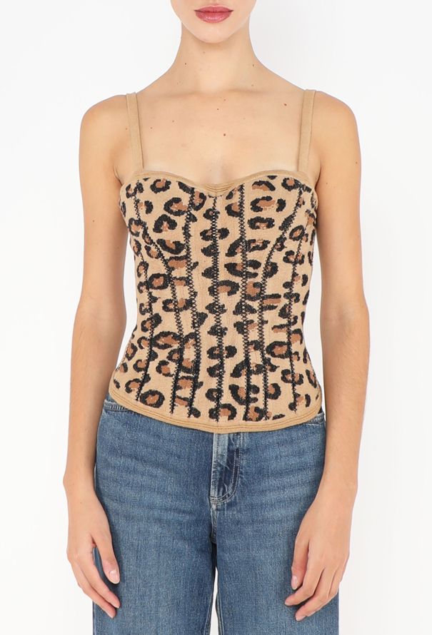 Alaïa COVETED F/W 1991 Leopard Bustier - 1
