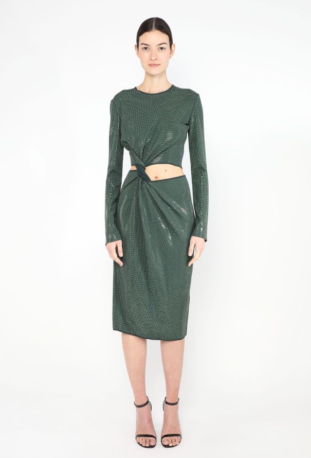 Bottega Veneta 2021 Embellished Cut-Out Dress - 2 Bottega Veneta 2021 Embellished Cut-Out Dress - 2