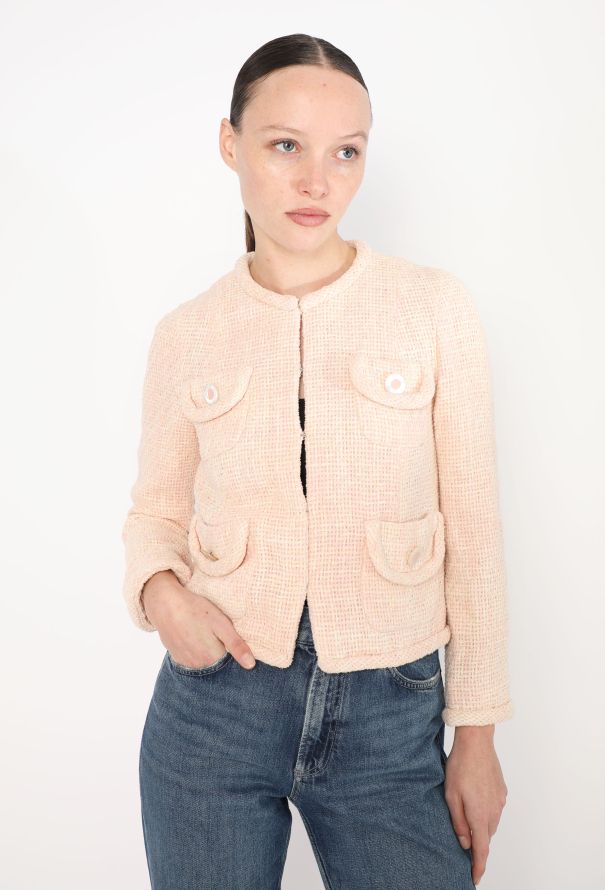 Marc Jacobs S/S 2004 Tweed Jacket - 4 Marc Jacobs S/S 2004 Tweed Jacket - 4