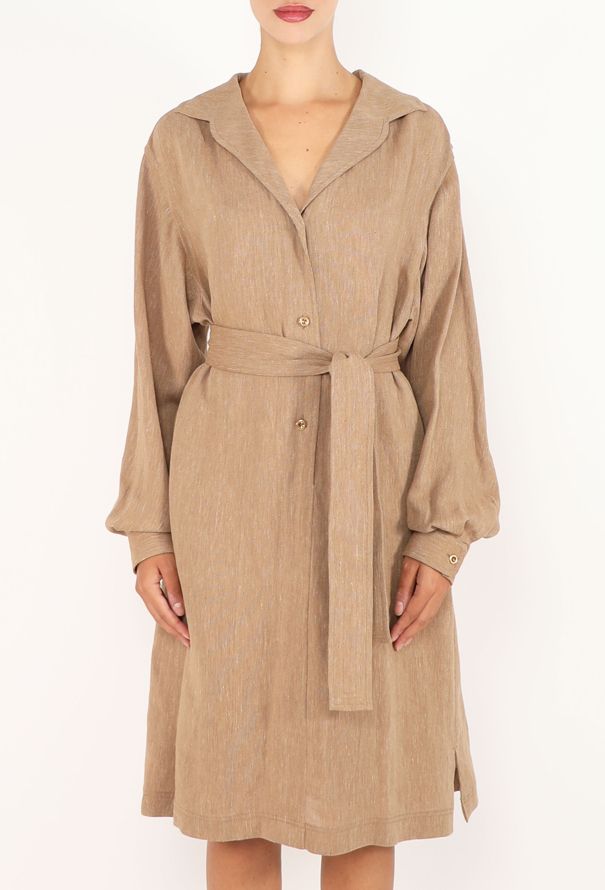Loro Piana Belted Lora Linen Dress, 2023 - 3