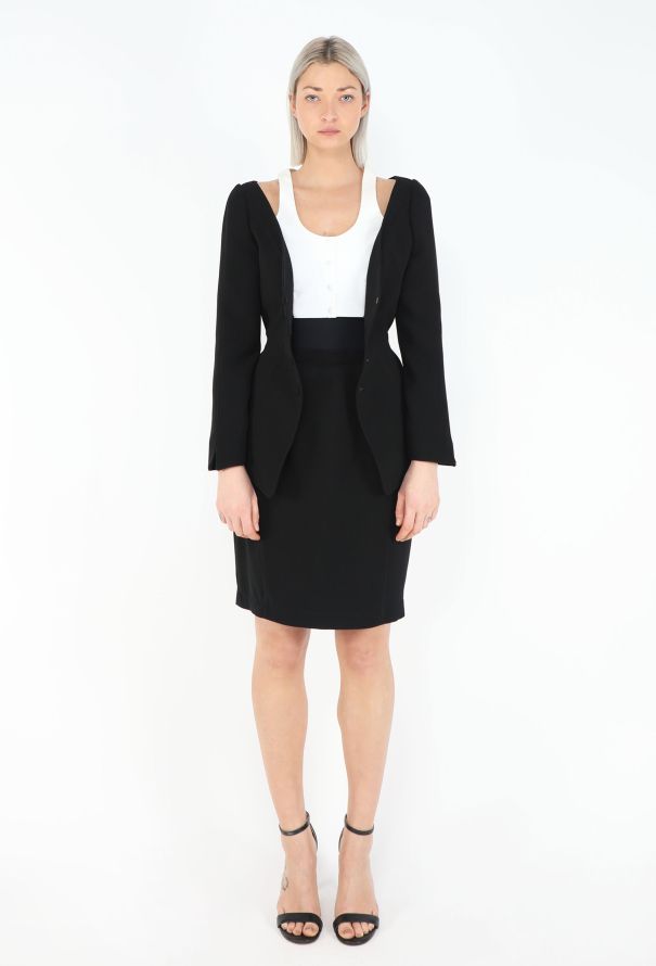 Thierry Mugler S/S 1999 Trompe L'Œil Ensemble - 5