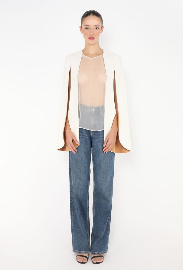 Céline Rare S/S 2011 Trompe L'œil Cape Top - 1