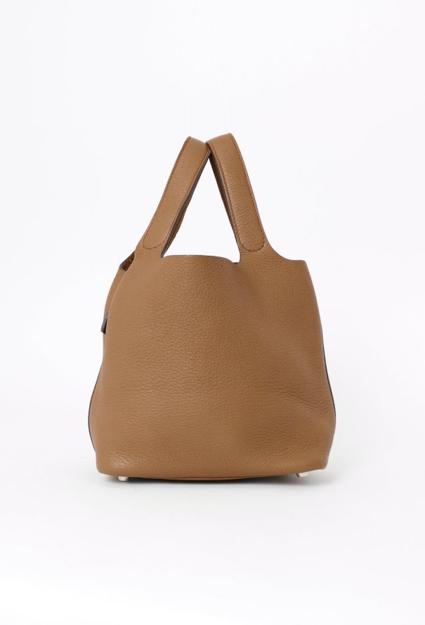 Hermès Tabac Camel Clémence Picotin 18 - 5 Hermès Tabac Camel Clémence Picotin 18 - 5