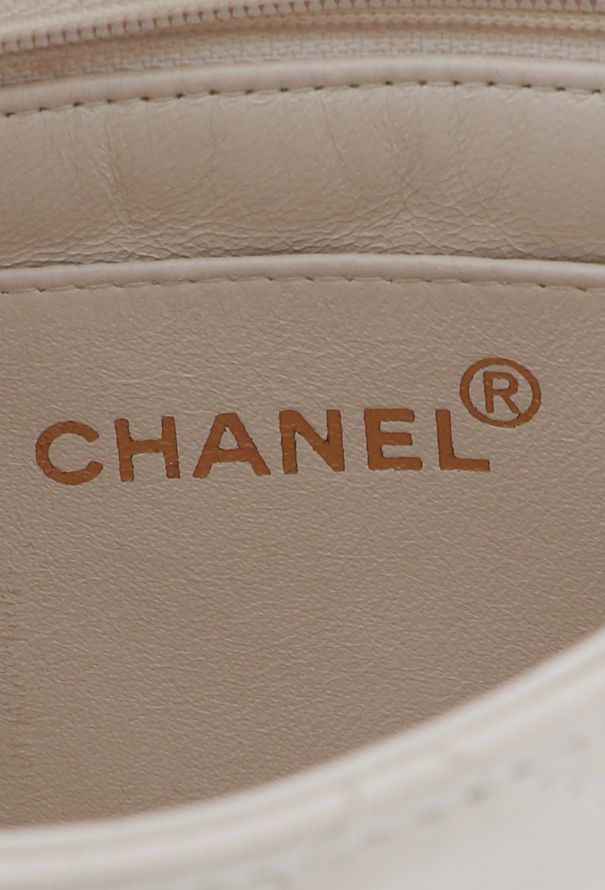 Chanel White Mini Square Timeless Bag - 11