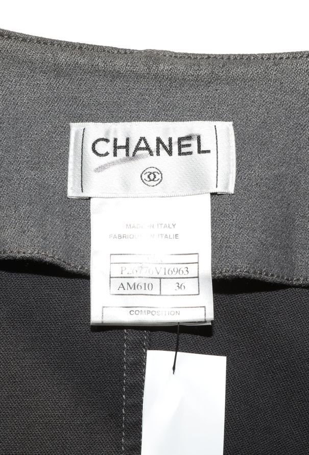 Chanel 2005 Quilted Iridescent Denim Jacket - 7 Chanel 2005 Quilted Iridescent Denim Jacket - 7