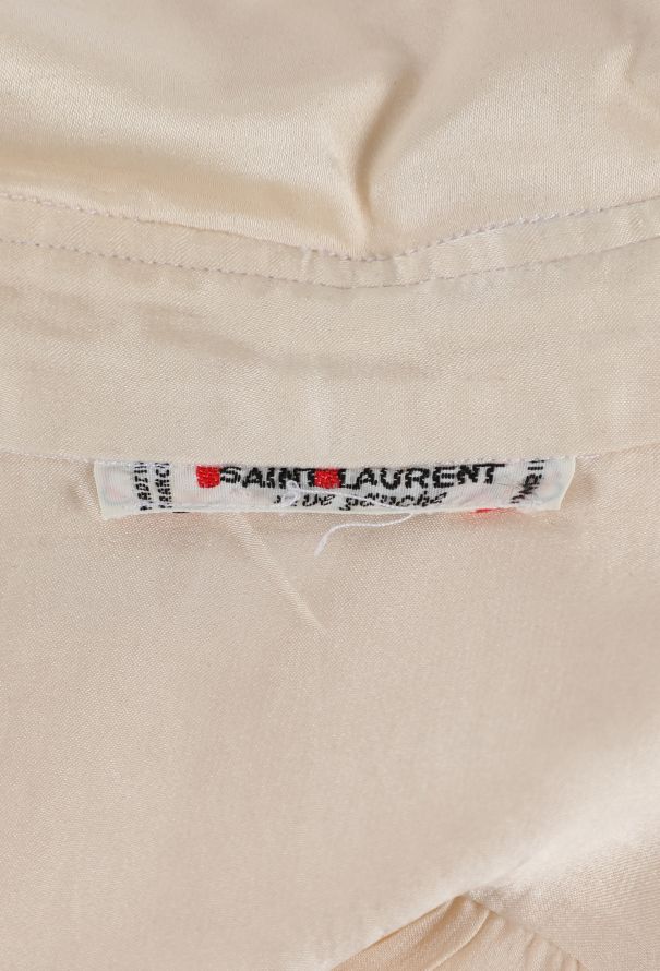 Saint Laurent Vintage Silk Button Down, 1980s - 5