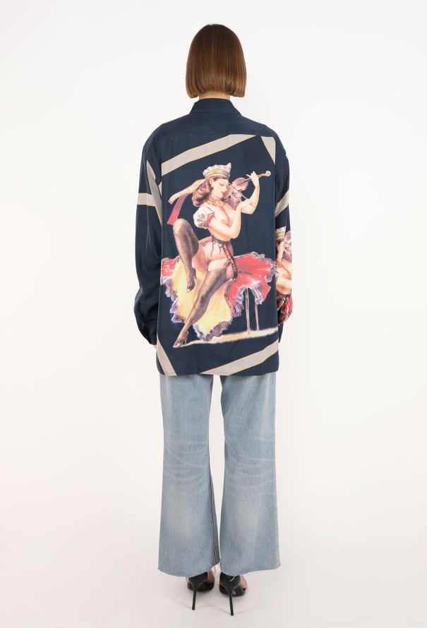 Yohji Yamamoto Pin-Up Printed Overshirt, 2002 - 5