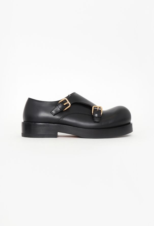 Bottega Veneta S/S 2024 Helium Monk Derbies - 1