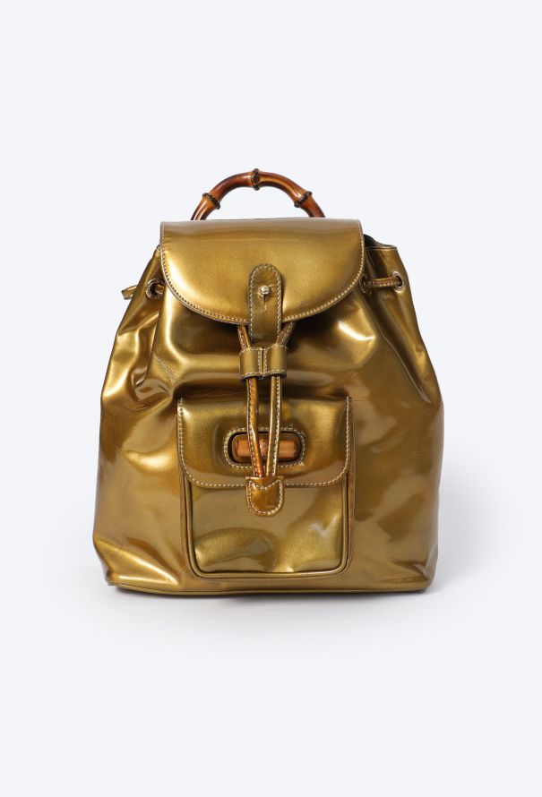 Gucci Vintage Mini Bamboo Backpack - 1