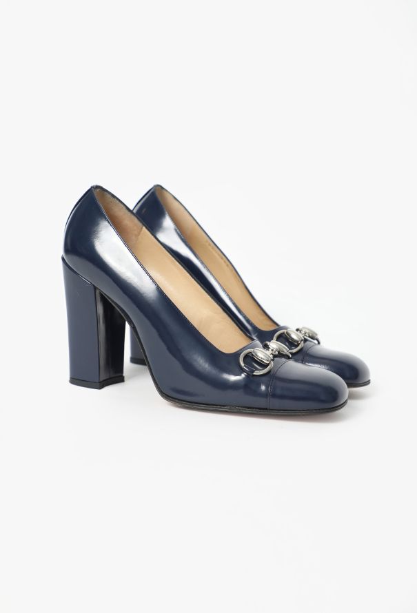 Gucci F/W 1995 Horsebit Leather Heels - 4