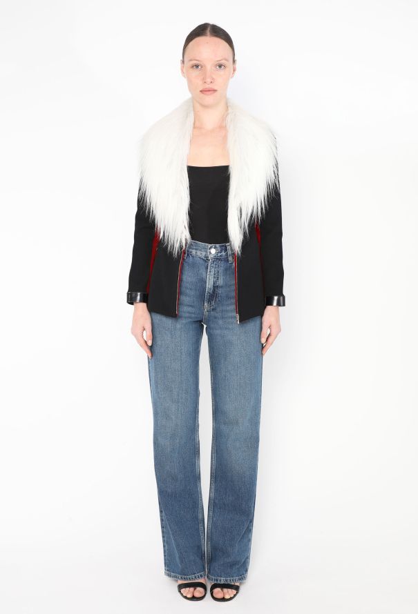 Jean Paul Gaultier Fall 1991 'Can-Can' Fur Collar Jacket - 2