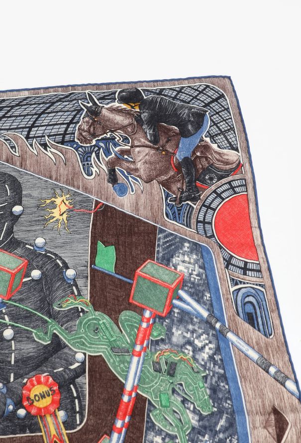 Hermès The Game Cashmere Shawl, 2018 - 3