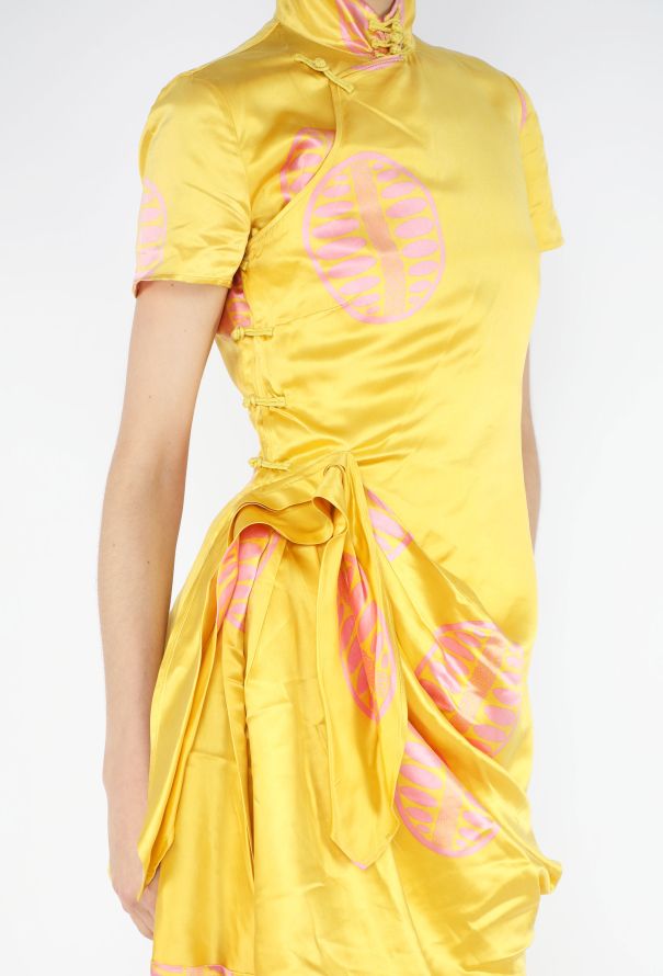 Miu Miu S/S 2003 Draped Qipao Dress - 5