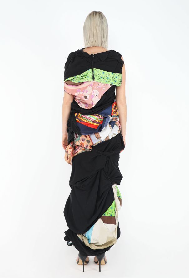 Comme des Garçons F/W 2011 'Hybrid Fashion' Draped Foulard Dress - 6