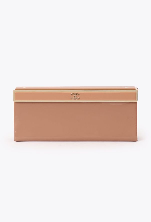 Chanel Rose Patent Clutch - 1