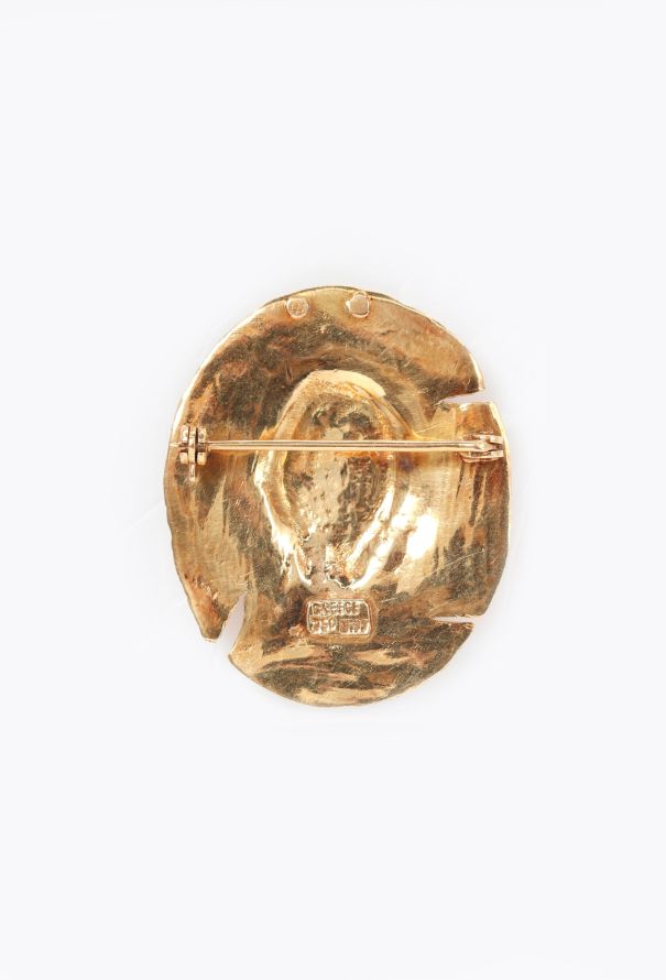 Vintage Fine Jewelry 18k Yellow Gold Roman Coin Brooch - 3 Vintage Fine Jewelry 18k Yellow Gold Roman Coin Brooch - 3