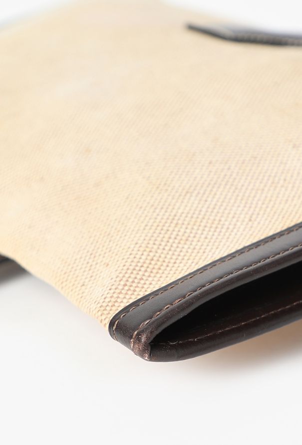 Hermès '70s Toile H & Box Jige Clutch - 9