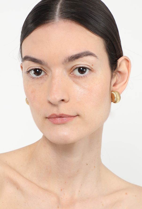 Vintage Fine Jewelry 18k Gold Escargot Earrings - 3