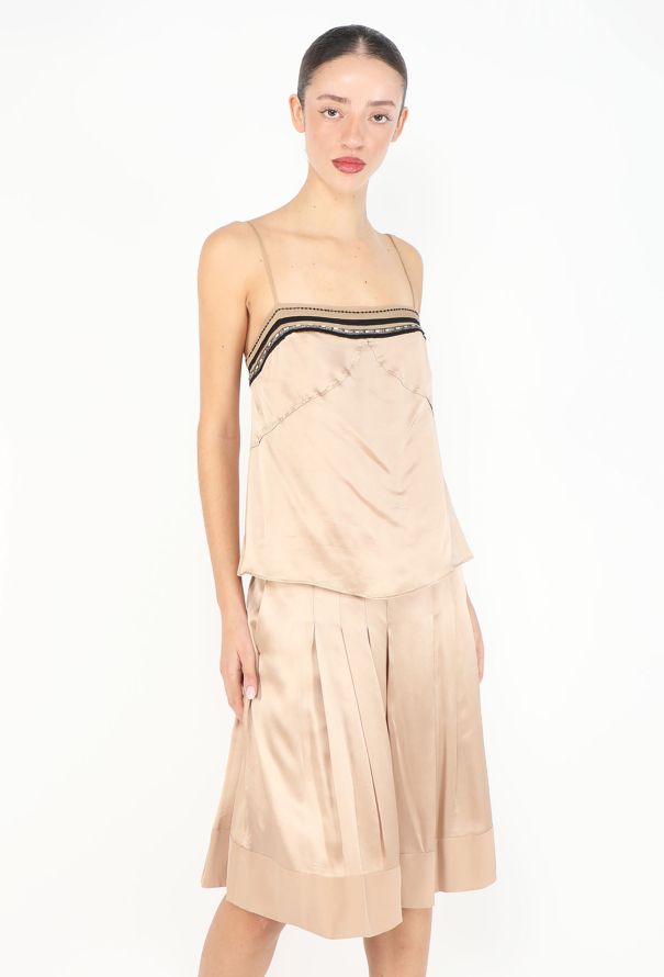 Chloé 2005 Embellished Silk Charmeuse Ensemble - 5