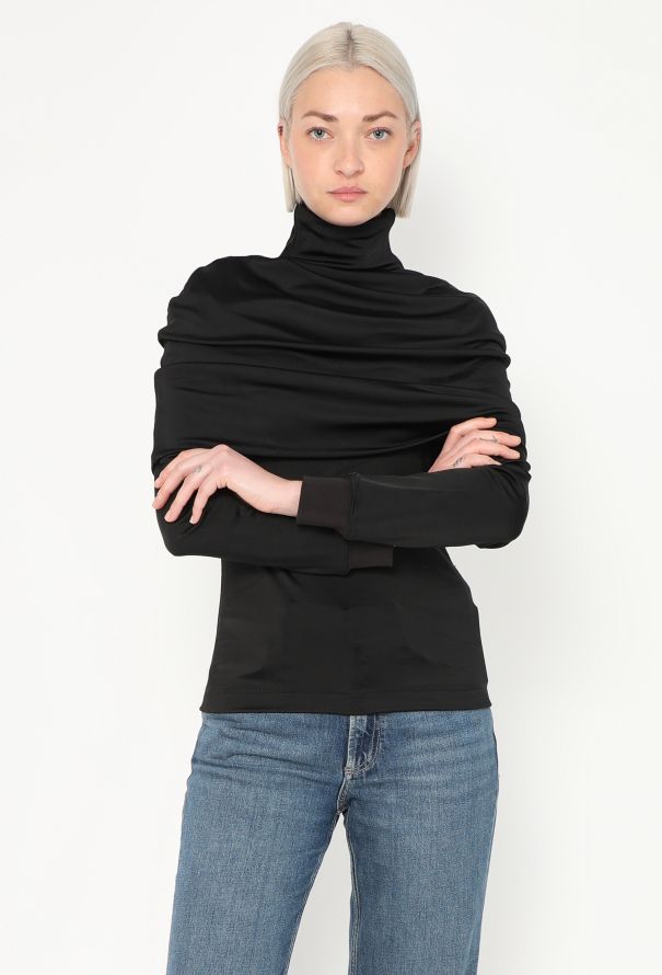 Phoebe Philo 2024 Overlay Turtleneck Top - 1