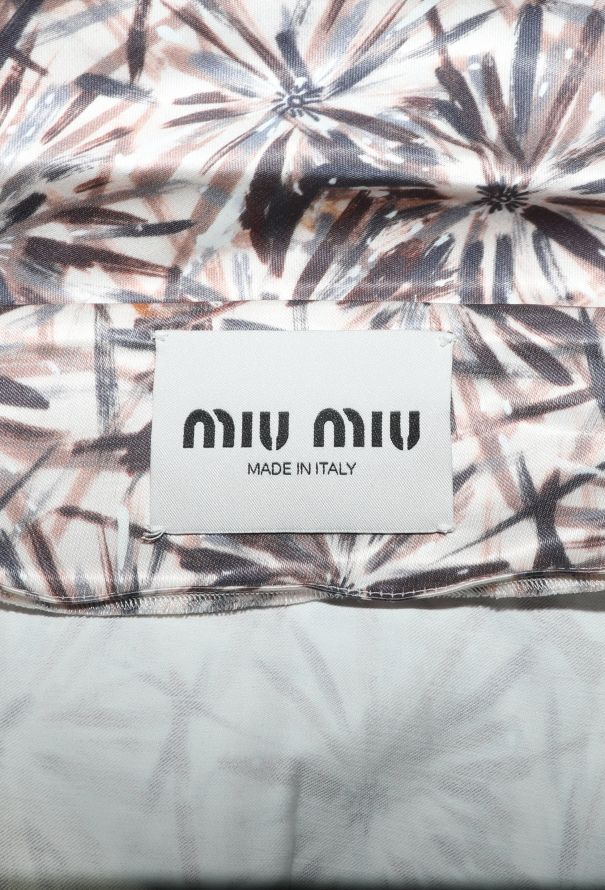 Miu Miu F/W 2025 Off-Shoulder Cotton Dress - 10