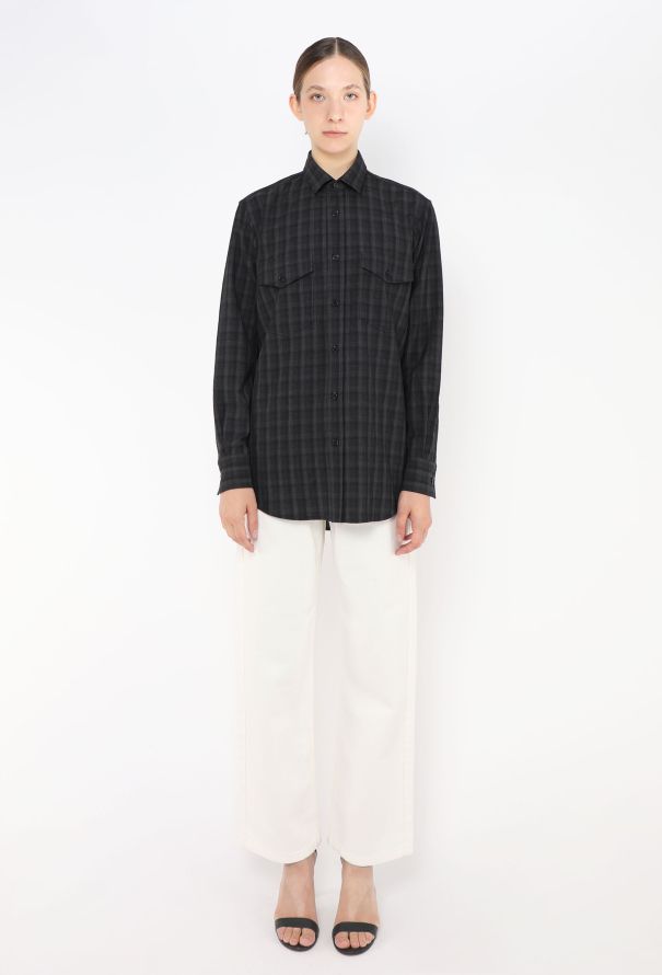 Saint Laurent 2014 Plaid Flannel Shirt - 2