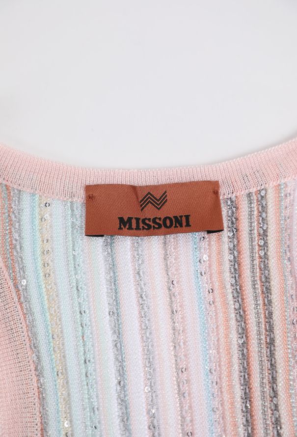 Missoni 2024 Striped Sequin Tank Top - 5