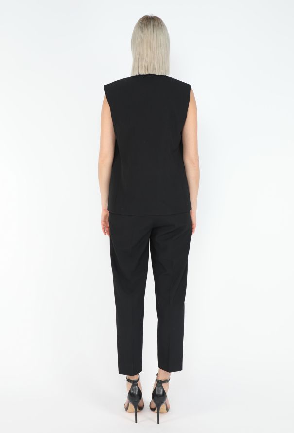 Saint Laurent 2007 Custom Smoking Jumpsuit Ensemble - 5