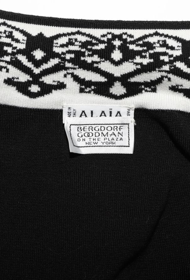 Alaïa S/S 1992 Graphic Trim Sweater - 5 Alaïa S/S 1992 Graphic Trim Sweater - 5