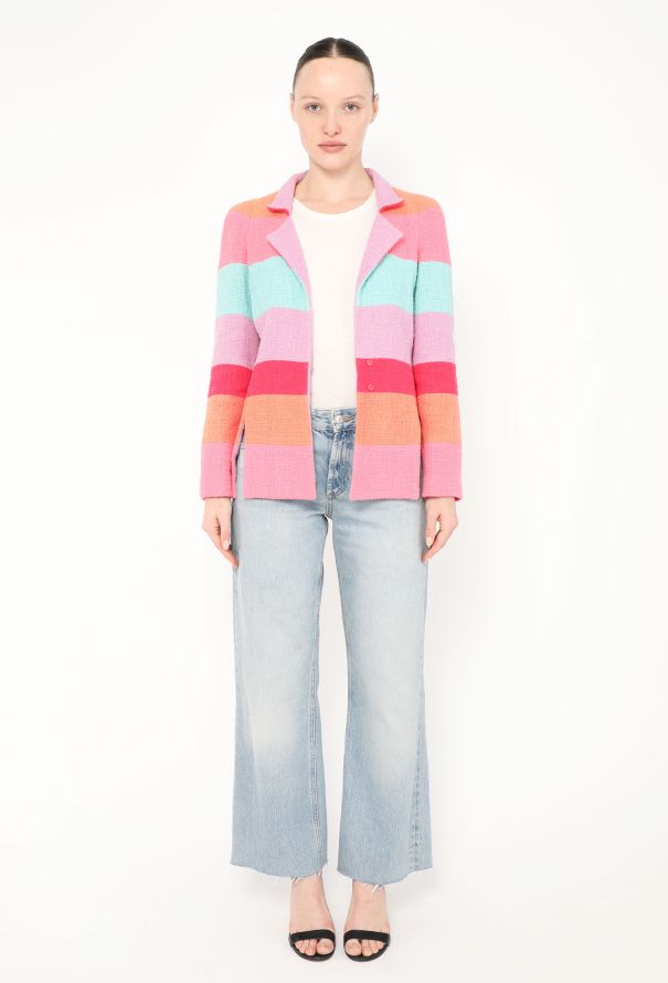Chanel Resort 2016 Paris-Seoul Colorblock Blazer - 3