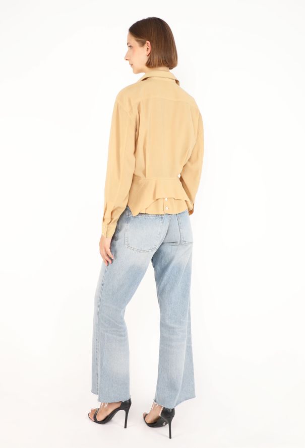 Alaïa Crêpe Peplum Top, S/S 1987 - 5