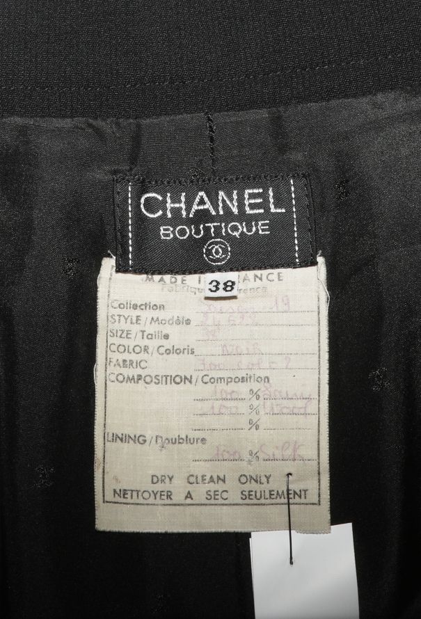 Chanel Vintage 'CC' Pleated Trousers - 7