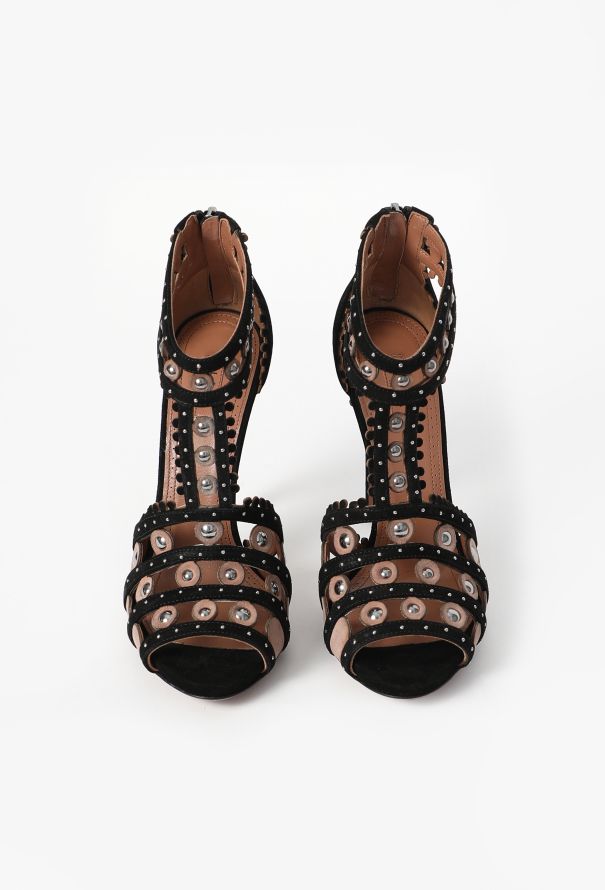 Alaïa Gladiator Cut-Out Sandals - 3