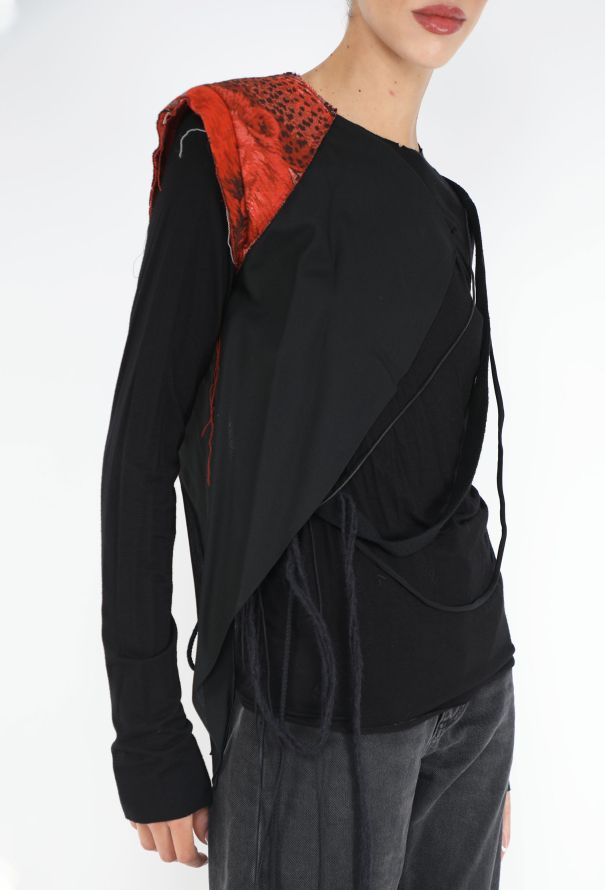 Balenciaga RARE F/W 2000 Deconstructed Draped Top - 5