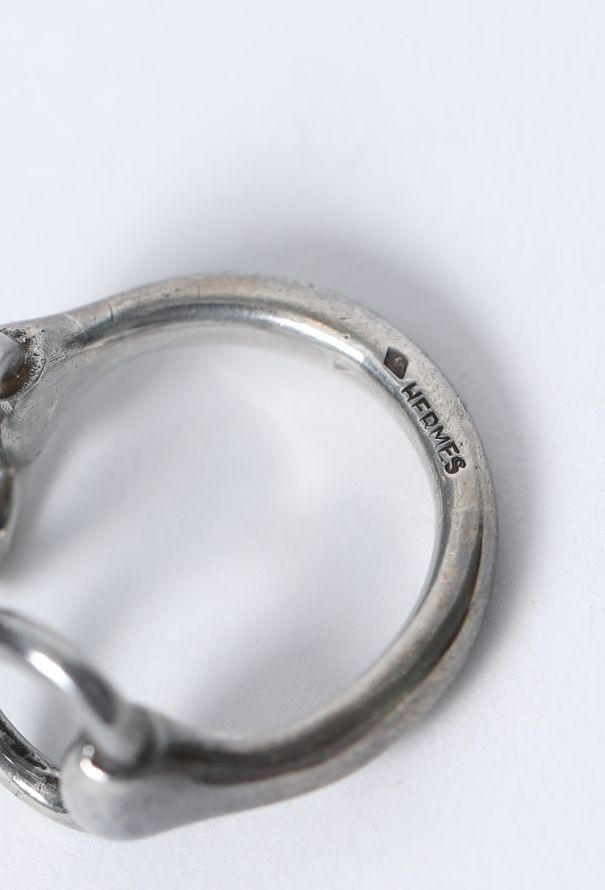 Hermès '70s Nausicaa Sterling Silver Ring - 6