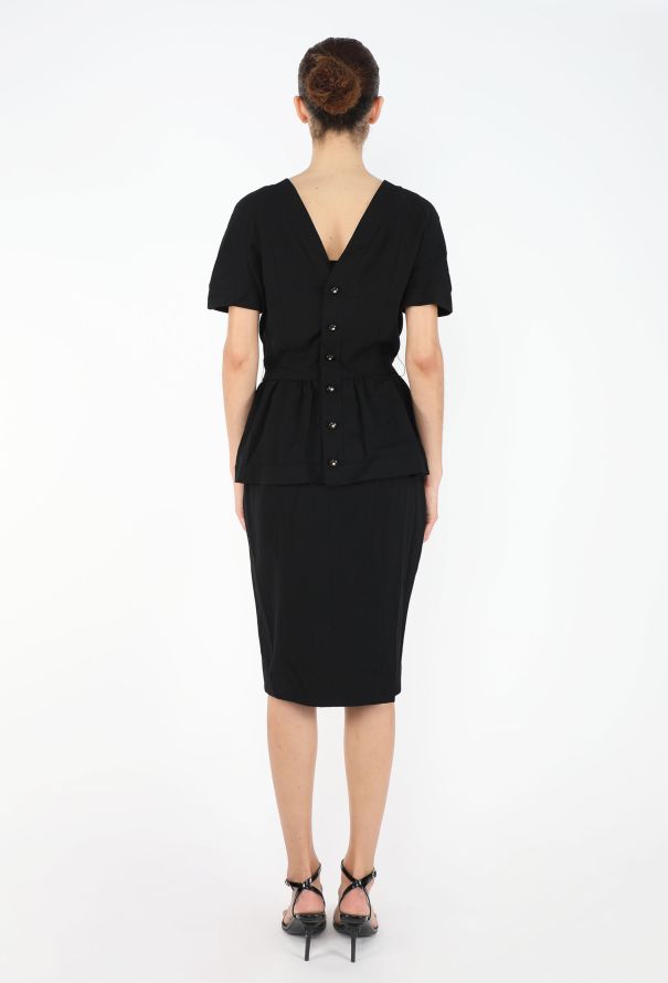 Chanel Belted Peplum Skirt Ensemble, 1995 - 3