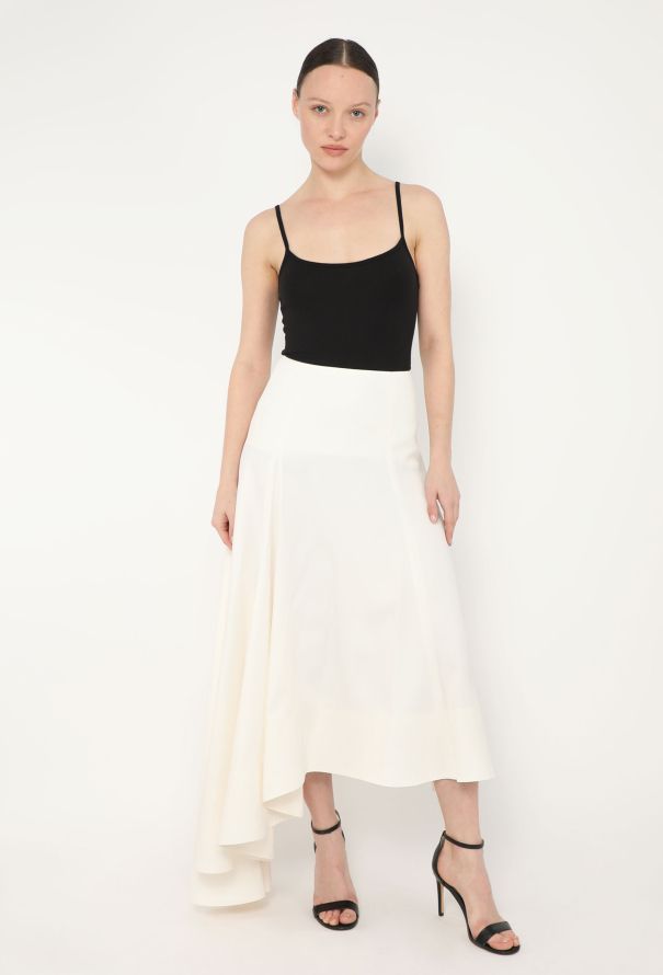 Céline S/S 2014 Asymmetrical Twill Skirt - 1