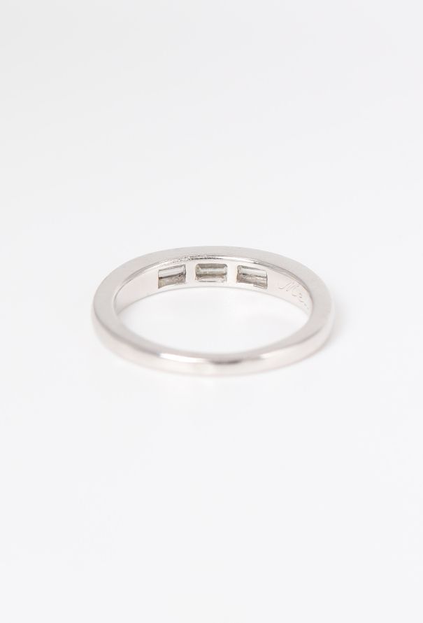 Mellerio Platinum & Diamond Band Ring - 4