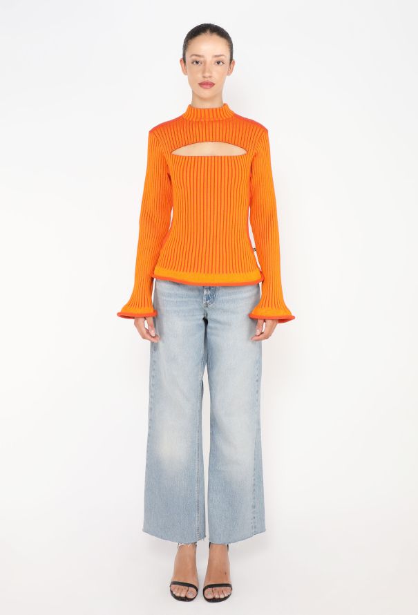 Louis Vuitton F/W 2015 Ribbed Peplum Sweater - 3