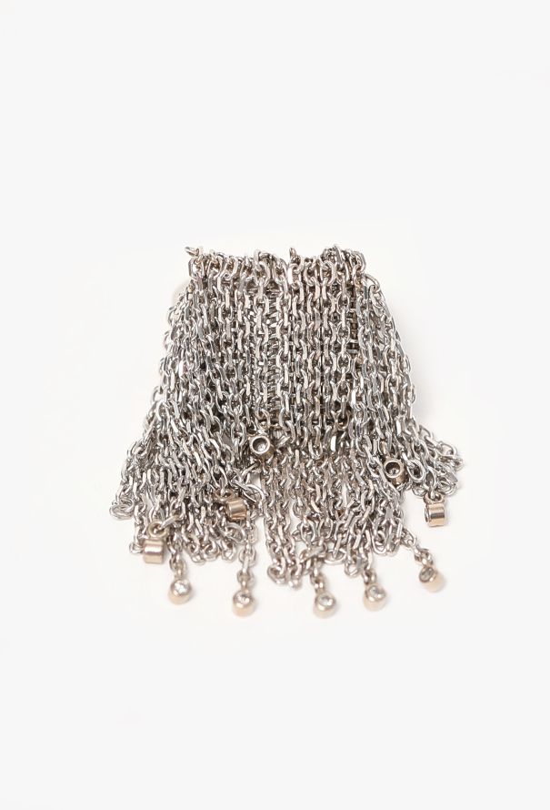 Modern Fine Jewelry Solange 18k White Gold & Diamond Fringe Ring - 1